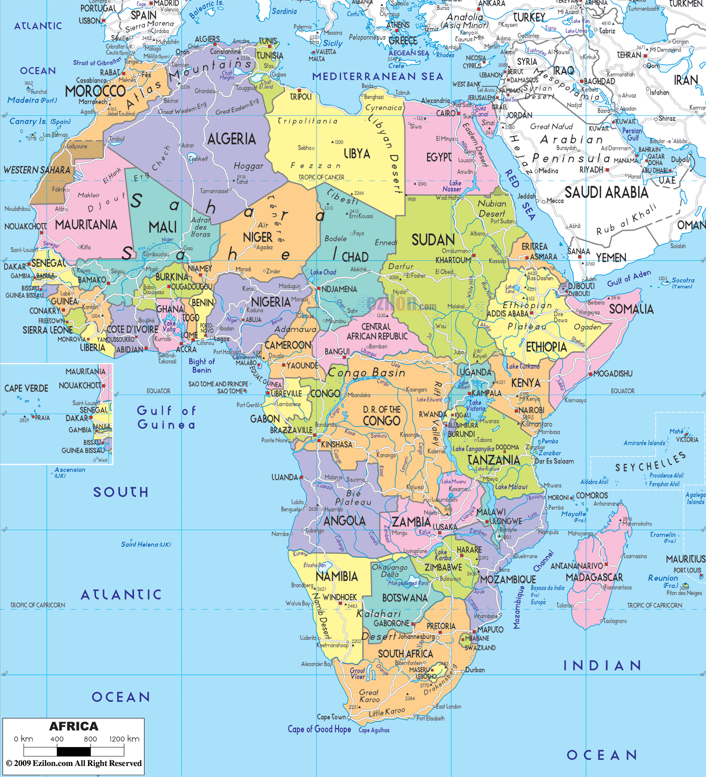 Political-map-of-Africa
